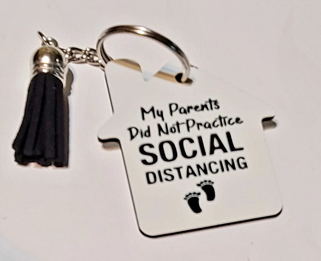 Expecting? This adorable keychain is the perfect addition to your key ring