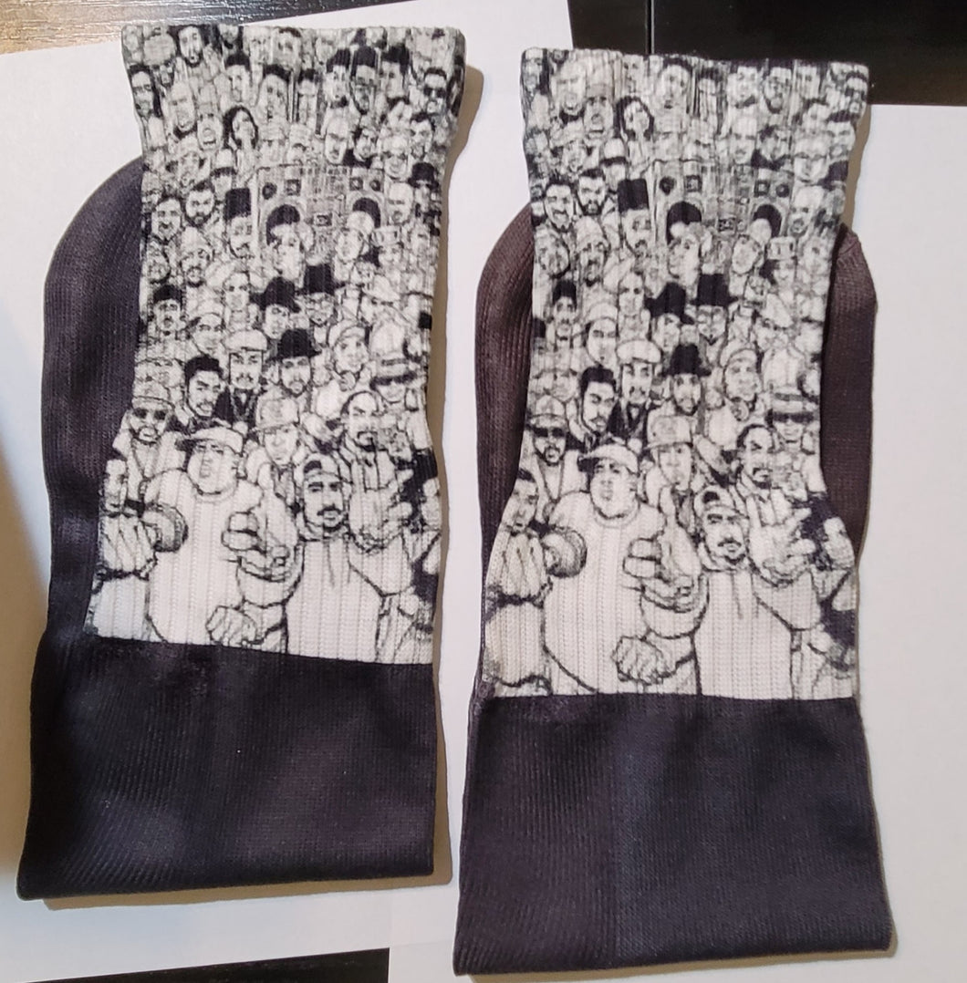 OLE SKOOL RAPPERS SOCKS